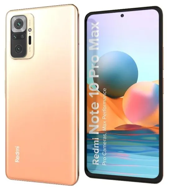 Smartphone Xiaomi Redmi Note 10 Pro Max 6GB RAM 128GB Câmera Quádrupla