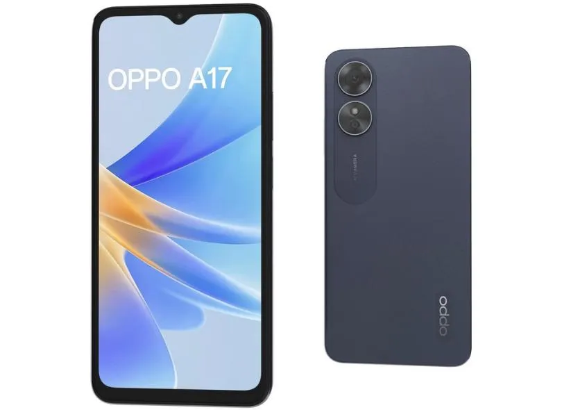 Smartphone Oppo A17 64GB Câmera Dupla