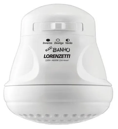 Ducha 3 Temperaturas Lorenzetti Maxi Banho 5500W com Cano 