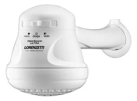 Ducha Maxi Banho 220W 5500W com Cano  Lorenzetti