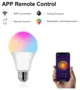 Bulb avatto Tuya 12W 15W Smart WiFi Luz, E27 LED rgb lâmpada Regulável com o Smart Vida app, controle de voz para Página inicial do Google, Alexa