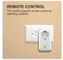 S01 Smart WiFi Smart Socket Timing de voz Soquete de controle remoto para celular