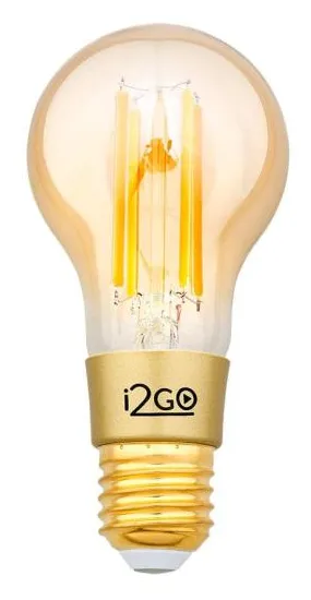 Lâmpada Inteligente Smart Lamp I2GO Vintage Wi-Fi LED Filamento I2GO Home