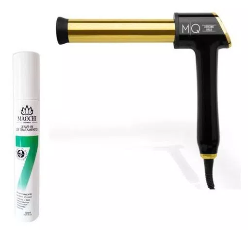 Modelador Titânio MQ Gold Curling 32mm + Hair Protector