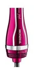 Escova Secadora Mondial Chrome Pink  1200w Es-04 