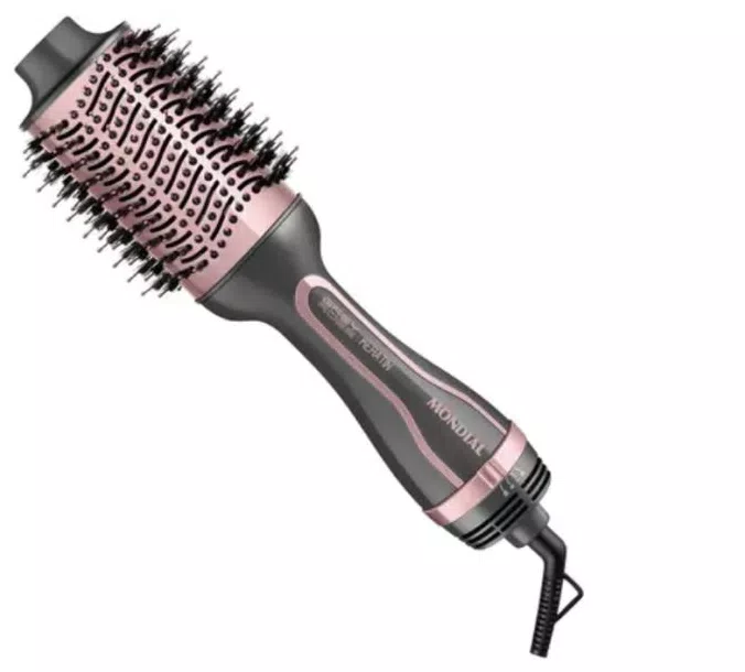 Escova Secadora Mondial Grey Rose Keratin ES-11