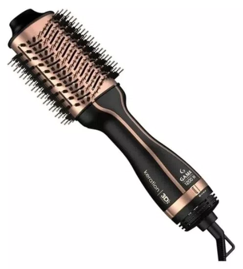 Escova Secadora Cerâmica Gama Italy Stylish Keration Brush 3D Emissão de Íons