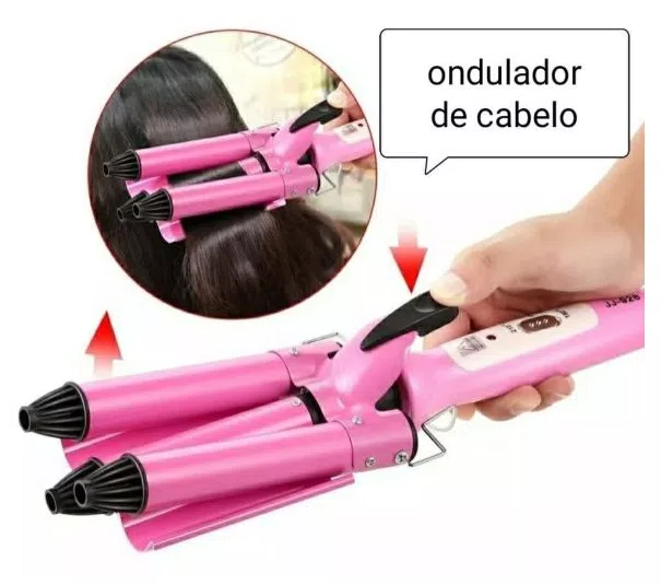 Chapinha ondulador cabelo triondas profissional