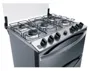 Fogão de Piso Brastemp BFD5NCR 5 Bocas Acabamento Inox Acendimento Automático com Forno Duplo