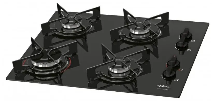 Cooktop Fischer Fit Line 26342-57175 4 Bocas Acendimento Superautomático