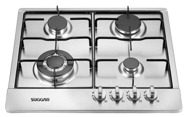 Cooktop Suggar FG4134IX 4 Bocas Acabamento Inox Acendimento Superautomático