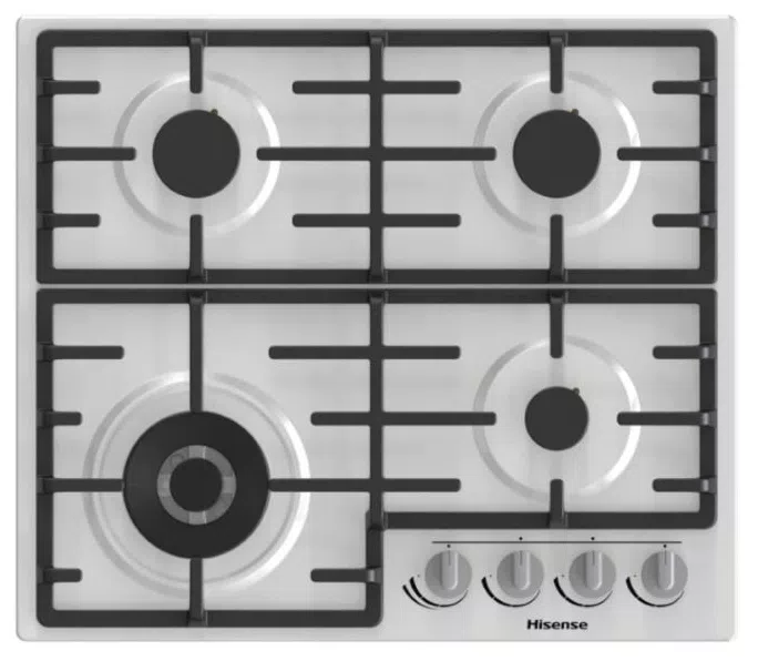 Cooktop Hisense 4 Bocas Acendimento Superautomático Inox GM663X