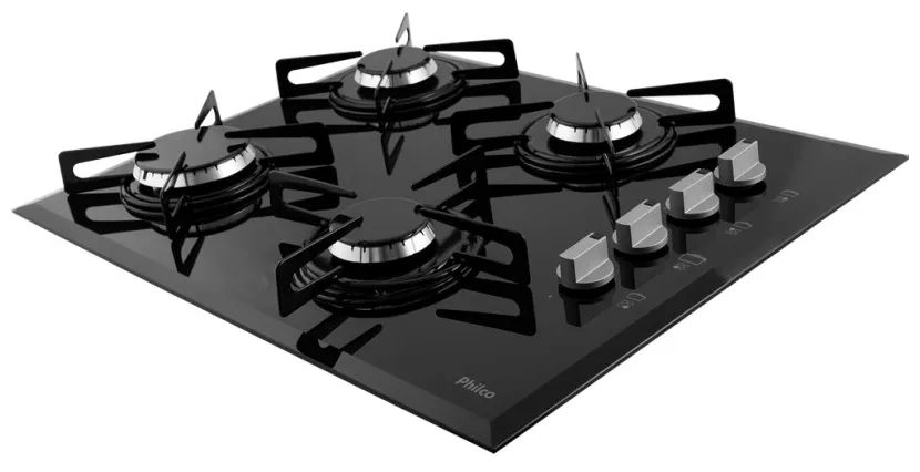 Cooktop Philco Chef 4b 4 Bocas Acendimento Automático