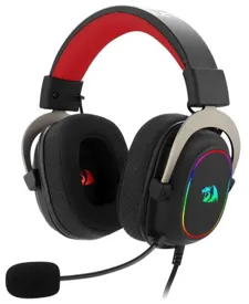 Headset Gamer com Microfone Redragon Zeus X H510-RGB Gerenciamento de chamadas