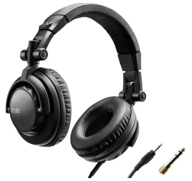 Headphone Hercules HDP DJ45 Dobrável Cabo Retrátil