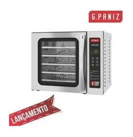 Forno Turbo Elétrico 5 Esteiras com Vapor Gran Chef Gpaniz FCV 35