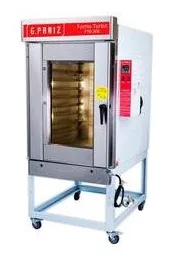 Assador Forno Turbo Industrial Para Padaria Confeitaria 10 Esteiras Ar Forçado FTG300 - G-Paniz