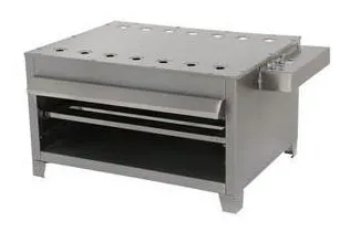 Forno Salamandra a Gás 70x50 cm Inox SLG - 7 Metalmaq