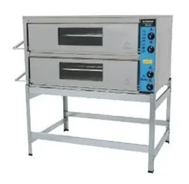 Forno Industrial Elétrico 2 Câmaras de 25 cm Inox FIE2C90x70 Metalmaq