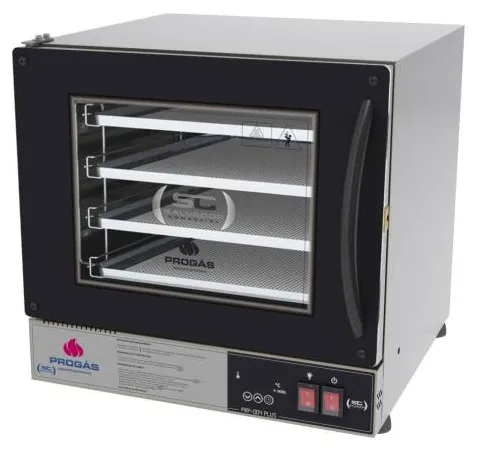 Forno Turbo Elétrico Fast Oven Prp-004 Plus Preto - Progas Digital 127V