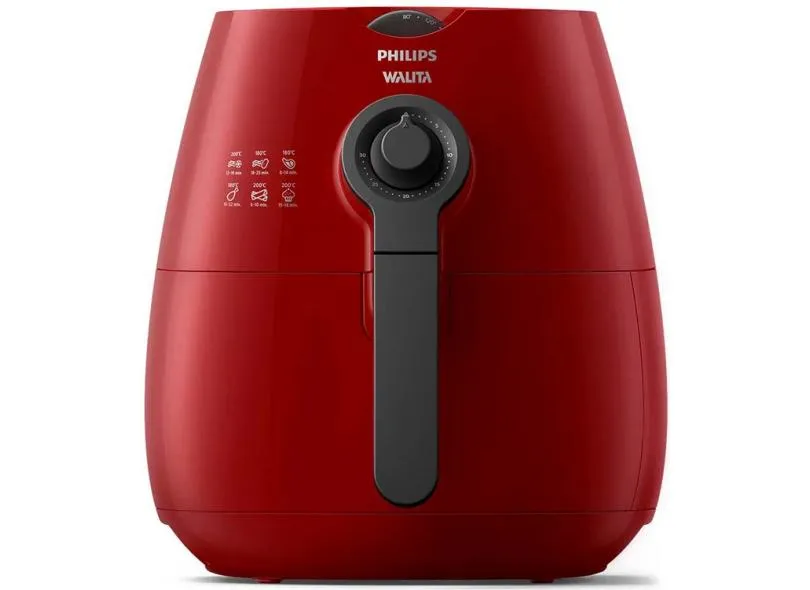 Fritadeira Elétrica Sem óleo Philips Walita Air Fryer Rouge Capacidade 3l 