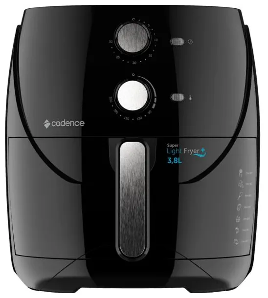 Fritadeira Elétrica Sem óleo Cadence Super Light Fryer FRT555 Capacidade 3,8l