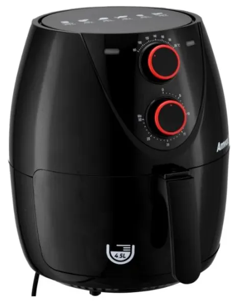 Fritadeira Elétrica Sem óleo Amvox Air Fryer Arf 1205 Capacidade 4,5l