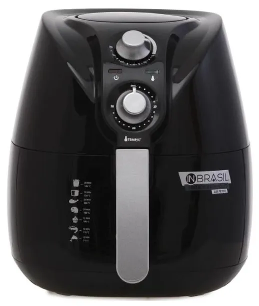 Fritadeira Elétrica Sem óleo Inbrasil Air Fryer Capacidade 3,2l