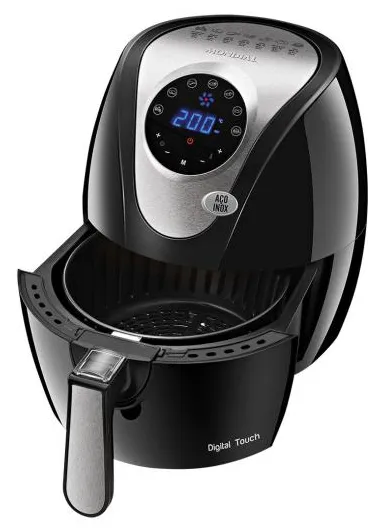 Fritadeira Elétrica Sem óleo Mondial Family Digital Touch AF-26 Capacidade 4l 3,2l