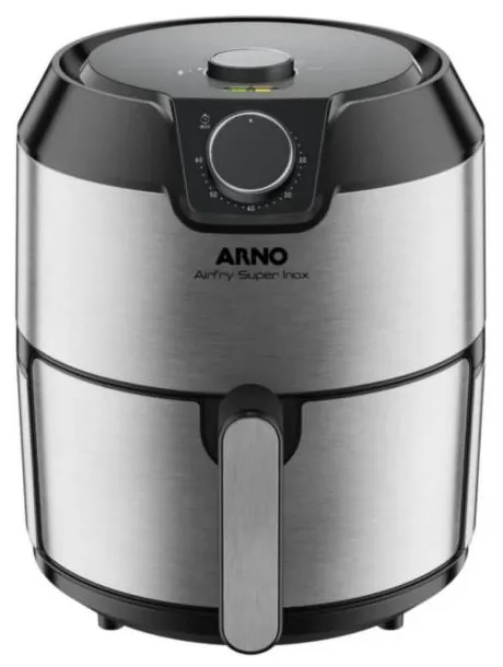 Fritadeira Elétrica Sem óleo Arno AirFry Super Inox Capacidade 4,2l 