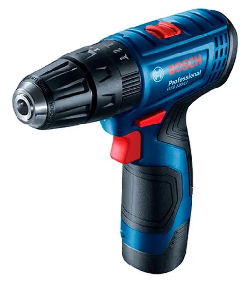 Parafusadeira Furadeira Impacto Bateria 12V Bosch GSB 120-LI