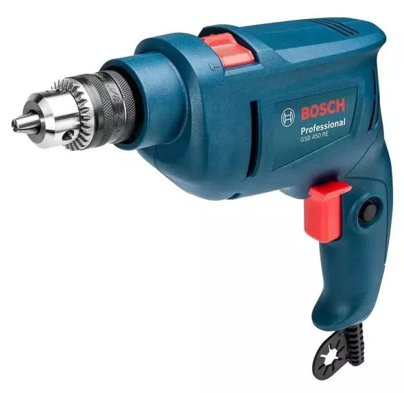 Furadeira De Impacto Bosch 450w Gsb450 c/ Brocas 