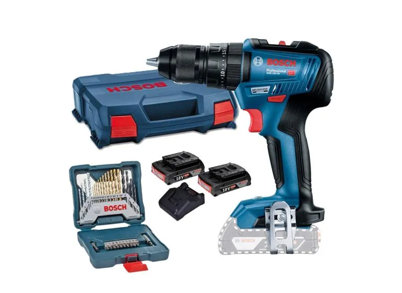 Parafusadeira Furadeira Impacto Gsb18v-50 Bosch 18v Brushless