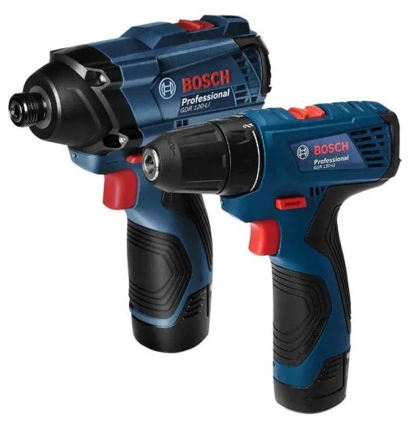 Combo Furadeira Parafusadeira e Chave De Impacto GSR 120-LI + GDR 120-LI 06019G80E3000 Bosch