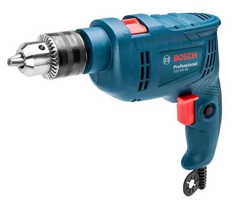 Furadeira de Impacto Bosch 550W - Velocidade Variável 1/2 3 Peças GSB 