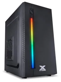 GABINETE GAMER VX GAMING AUSTRALIS  FRONTAL COM FITA LED RGB