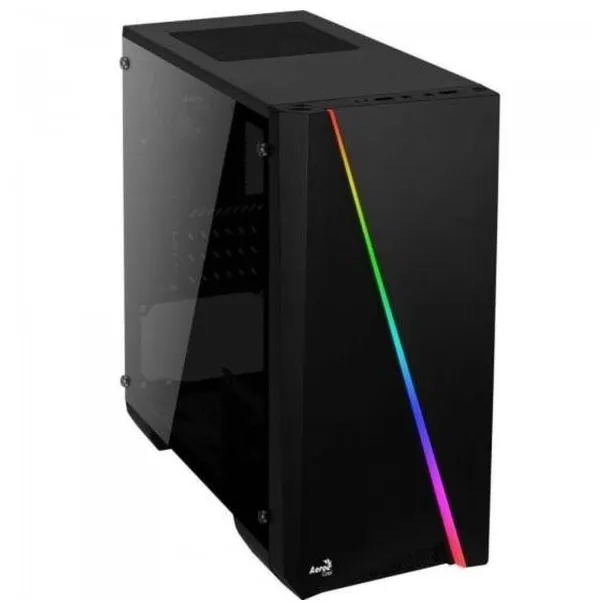 Gabinete Gamer Aerocool Cylon Mini - Frontal RGB - Lateral em Acrilico - Mini Tower - 