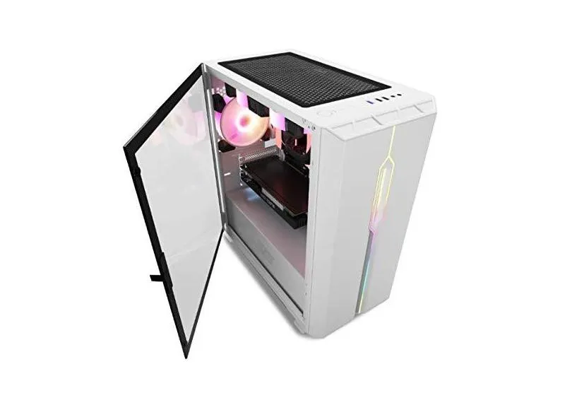 Gabinete Aigo DLM23 RGB  Com Vidro Temperado