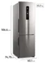 Geladeira Electrolux Bottom Freezer IB45S Frost Free Inverse 400 Litros cor Inox