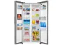 Geladeira Midea MD-RS598FGA041 Frost Free Side by Side 442 Litros cor Inox