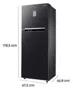 Geladeira Samsung Evolution RT38K5A0JB1 Frost Free Duplex 385 Litros cor Preto Inox