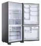 Geladeira Brastemp Ative! BRE80AK Frost Free Inverse 573 Litros cor Inox