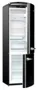 Geladeira Gorenje Retrô Ion Generation ONRK192BK Frost Free Inverse 329 Litros