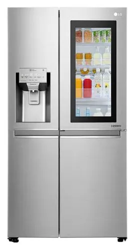 Geladeira LG ThinQ GC-X247CSB Frost Free Side by Side 601 Litros Inox