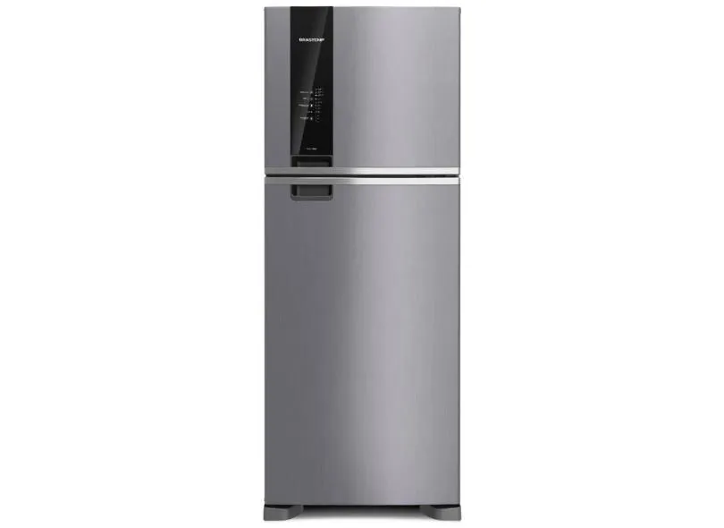 Geladeira Brastemp Frost Free Duplex 462 Litros cor Inox BRM55BK