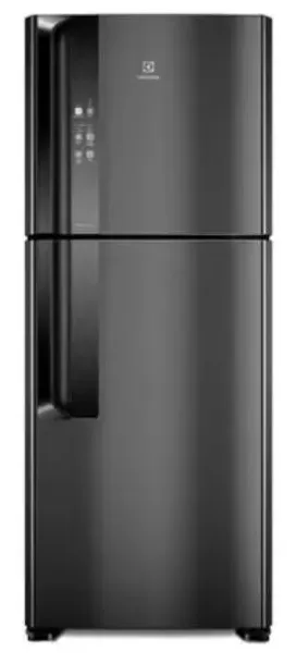 Geladeira Electrolux Efficient Black IF55B Frost Free Duplex 431 Litros cor Preto Inox