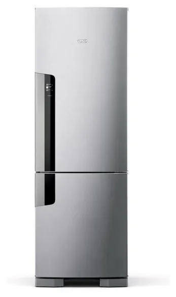 Geladeira Consul CRE44AK Frost Free Inverse 397 Litros cor Inox