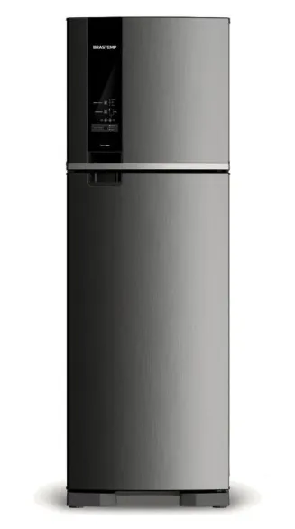 Geladeira Brastemp BRM54HK Frost Free Duplex 400 Litros cor Inox