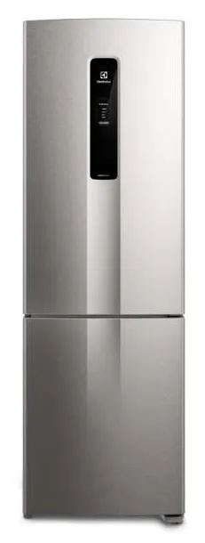 Geladeira Electrolux Bottom Freezer DB44S Frost Free Inverse 400 Litros cor Inox