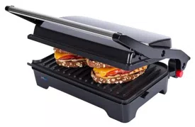 Grill Sanduicheira Cadence Club Grill GRL620 Antiaderente Ondulada